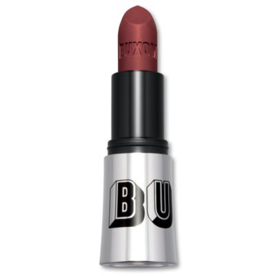 Runaway: This color reminds me of the reddish brown lip colors often used in movies that show runaways. How apropos! It is a stark contrast on fair skin, but works well with medium to deep skin tones. 